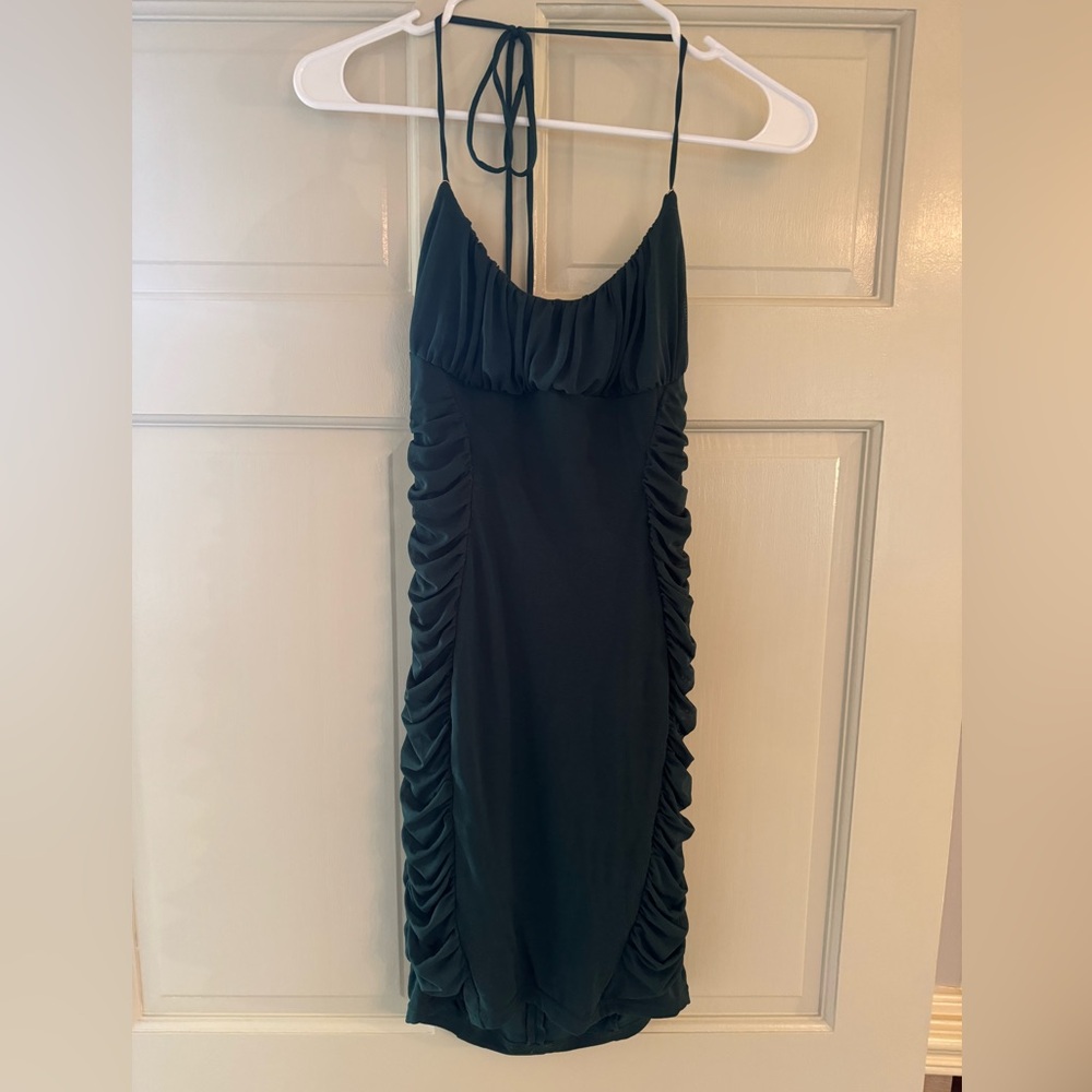 Dark green dress